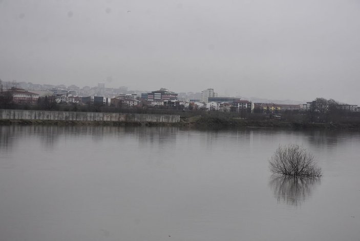 Edirne'de yağışlar nehirlerdeki su seviyesini 6 kat artırdı -5
