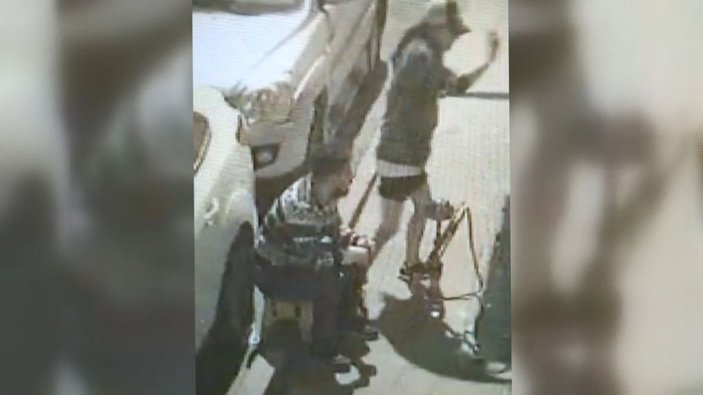 Şişli'de kız arkadaşını sokak ortasında iki kez darp etti: O anlar kamera -6