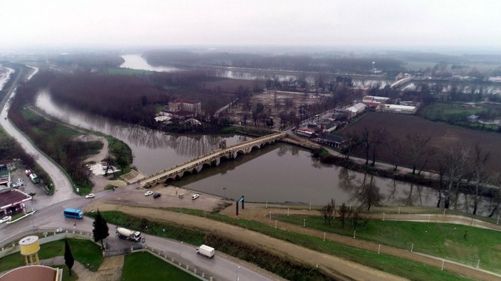 Edirne'de nehirlerin debileri artıyor, sarı alarm verildi -3