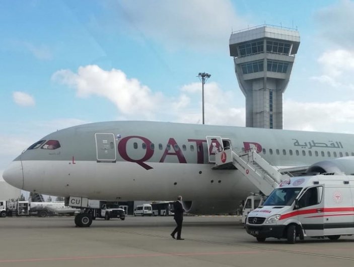 Katar uçağı Şanlıurfa