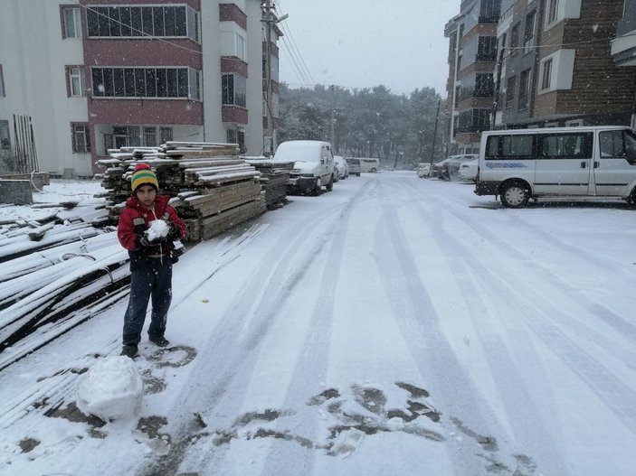 Çanakkale kar yağışı