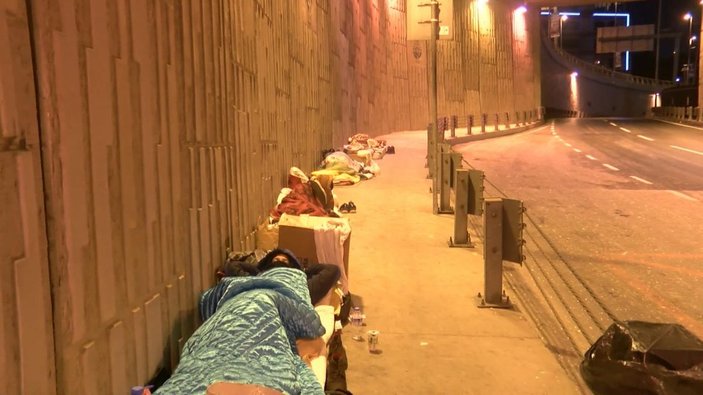 İstanbul'da evsizlerin en zor gecesi -2