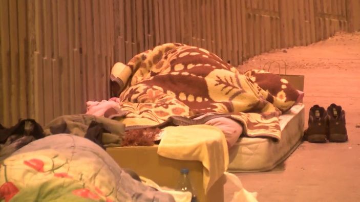 İstanbul'da evsizlerin en zor gecesi -1