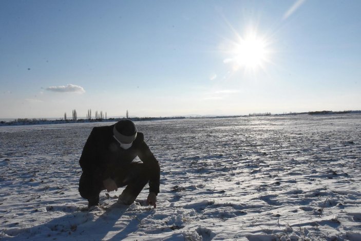 Kar yağışı kuraklık endişesi taşıyan çiftçiye ‘cansuyu’ oldu -8