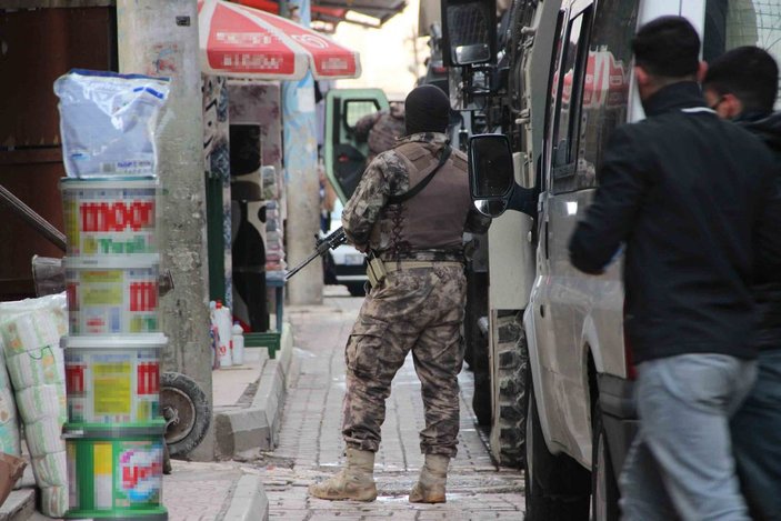 Diyarbakır'da, özel harekat destekli narko-terör operasyonu -9