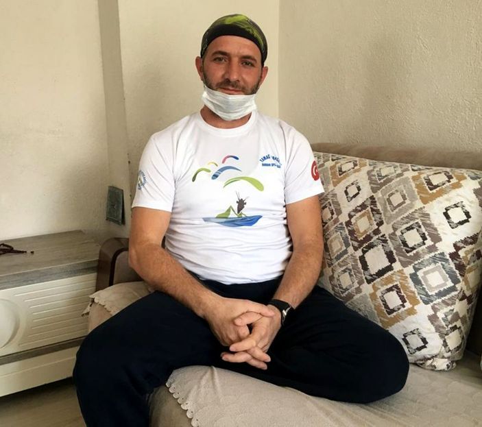 Hastalığına rağmen yamaç paraşütünden vazgeçmemişti, kansere yenildi -1