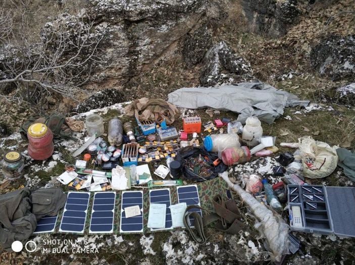 Eren-5 operasyonunda 53 sığınak, 62 depo imha edildi -1