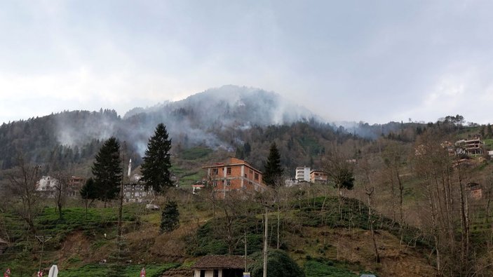 Trabzon'daki orman yangını kontrol altına alındı -9