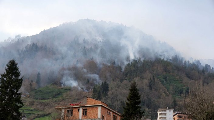 Trabzon'daki orman yangını kontrol altına alındı -10
