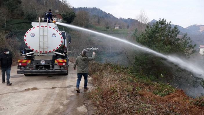 Trabzon'daki orman yangını kontrol altına alındı -5