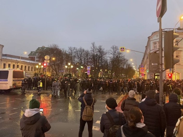 Rusya’da Navalnıy protestolarına katılanlar gözaltına alınacak
