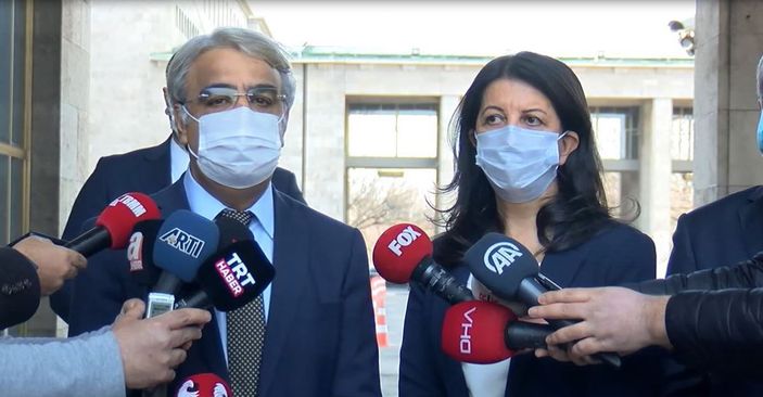 HDP'li Buldan ve Sancar'dan TBMM Başkanı Şentop'a ziyaret -2