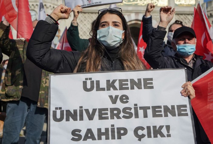 Beyazıt Meydanı'nda Boğaziçi Üniversitesi olaylarına ilişkin açıklama -3