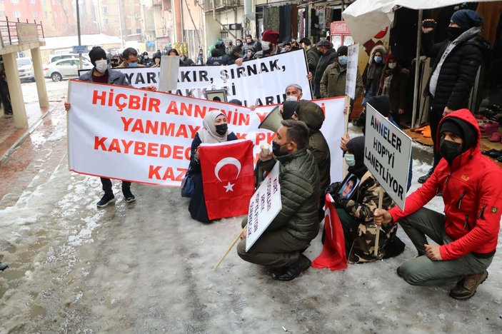 Hakkari'de HDP'liler yine 'evlat' eylemini engellemeye çalıştı -5