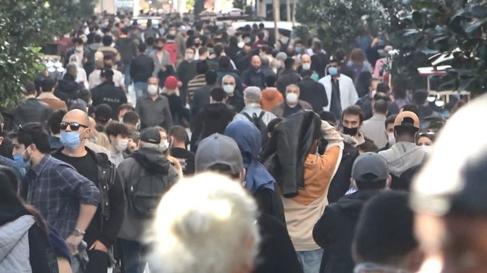 d İstiklal Caddesi koronavirüs