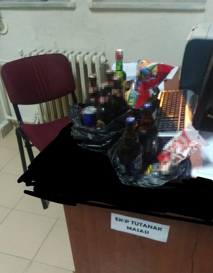 Kısıtlamada evlere alkollü içecek servisi yapan market çalışanına ceza -1