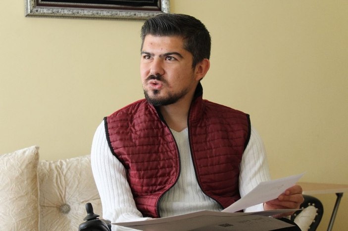 Yüzde 92 fiziksel engelli genç, 7’nci üniversitesini okuyor -2