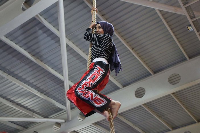 Adıyamanlı kadınlar, şiddete karşı 'kick boks' öğreniyor -6