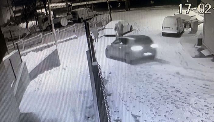 i Kağıthane'da faciadan dönülen kaza kamerada