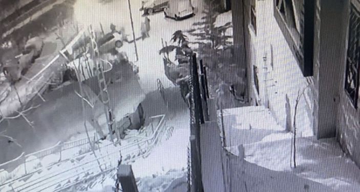 Kağıthane'da faciadan dönülen kaza kamerada