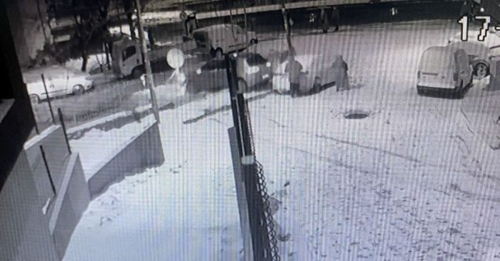 Kağıthane'da faciadan dönülen kaza kamerada