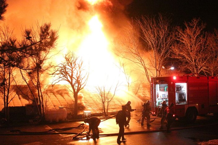 Boğaziçi Üniversitesi kampüsünde yangın