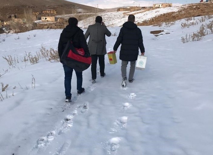 Van Başkale koronavirüs aşısı