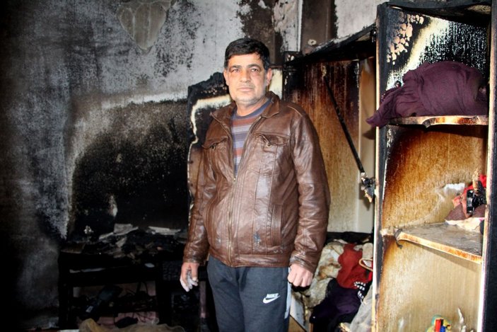 Evi ve eşyası yangında kül olan aile yardım bekliyor -9