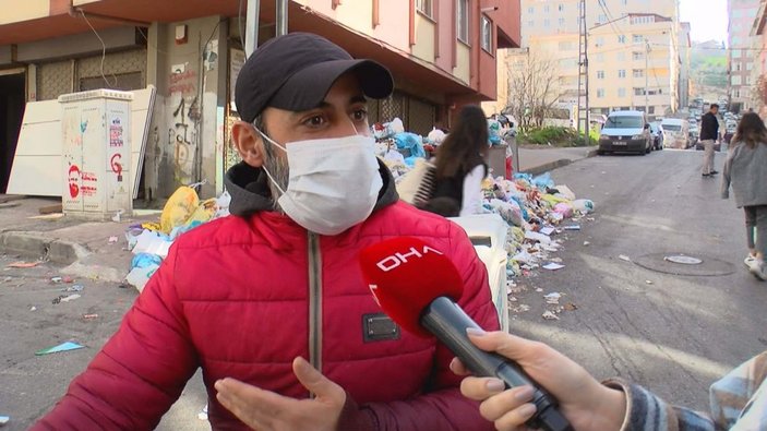 Maltepeliler toplanmayan çöplerden şikayetçi: 2 maskeyle geziyoruz