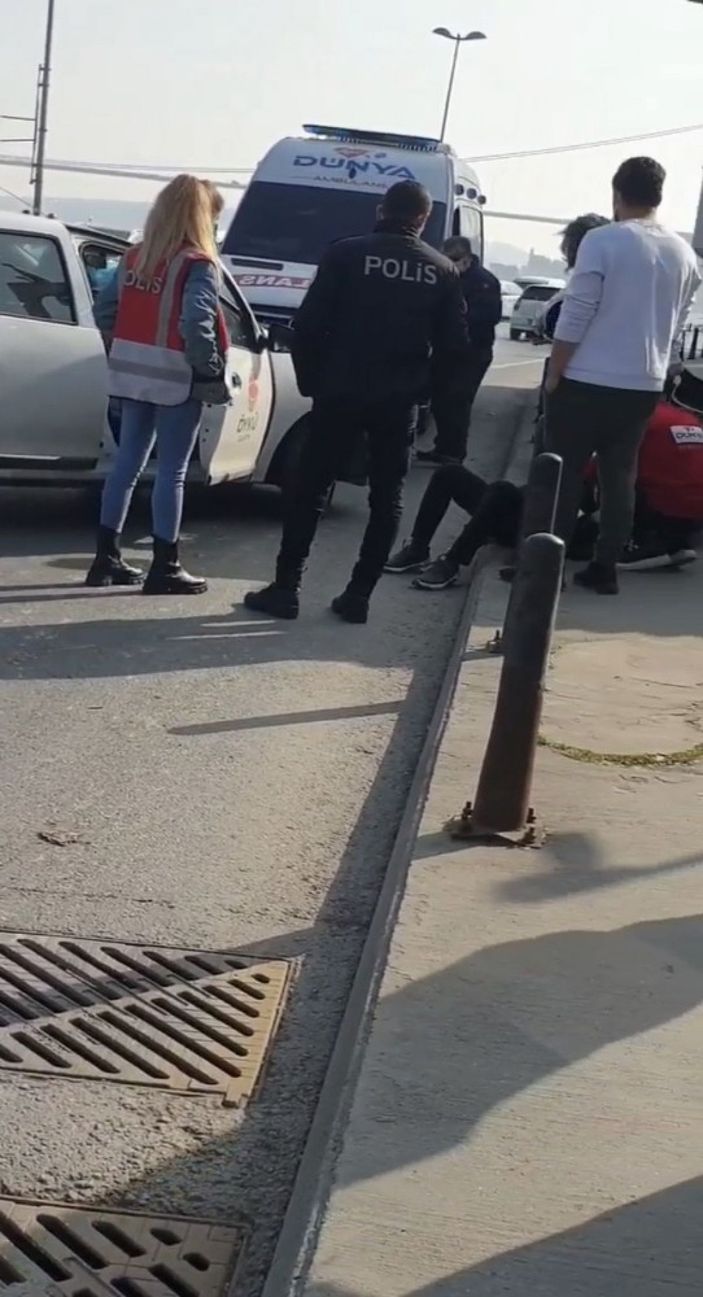 (Özel) Sarıyer’de feci kaza: Motosikletli otomobilin altına girdi -7