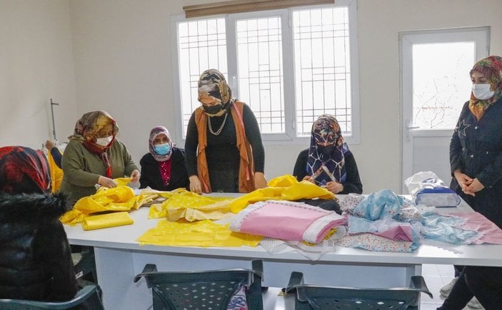 Mardin'de açılan kurslarda 1100 kadın meslek sahibi oldu -5