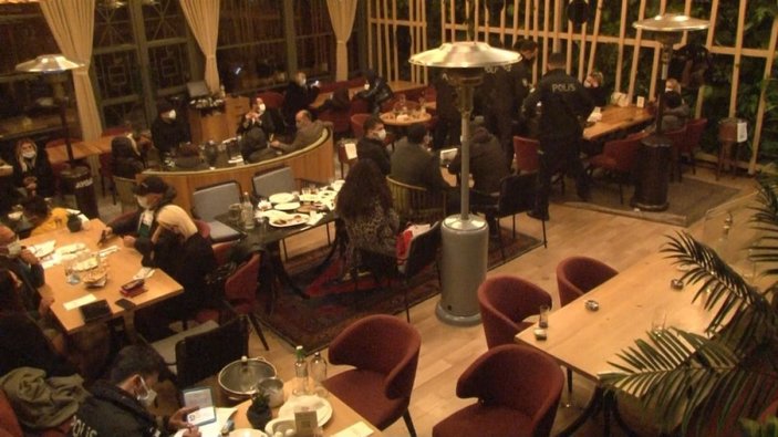 Nişantaşı’nda yasağa rağmen gece açık olan ünlü restorana polis baskını