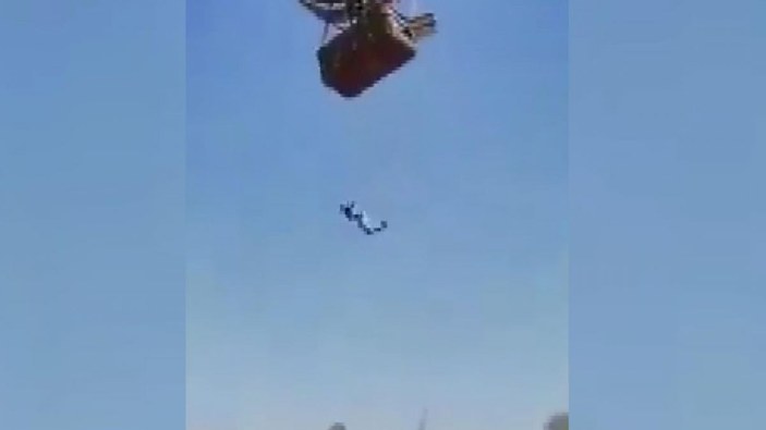 Meksika’da sıcak hava balon turundaki korku dolu anlar kamerada -4