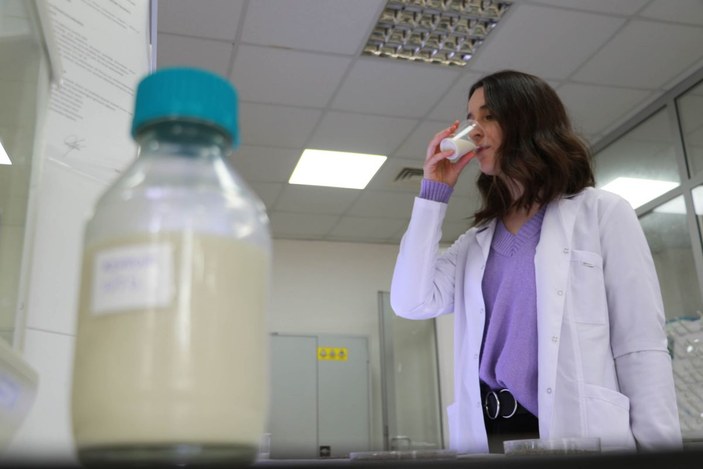Samsun'da kenevirden süt üretildi