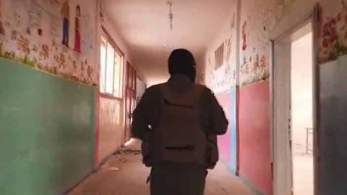 Rasulayn'da PKK'nın okul tüneli imha edildi