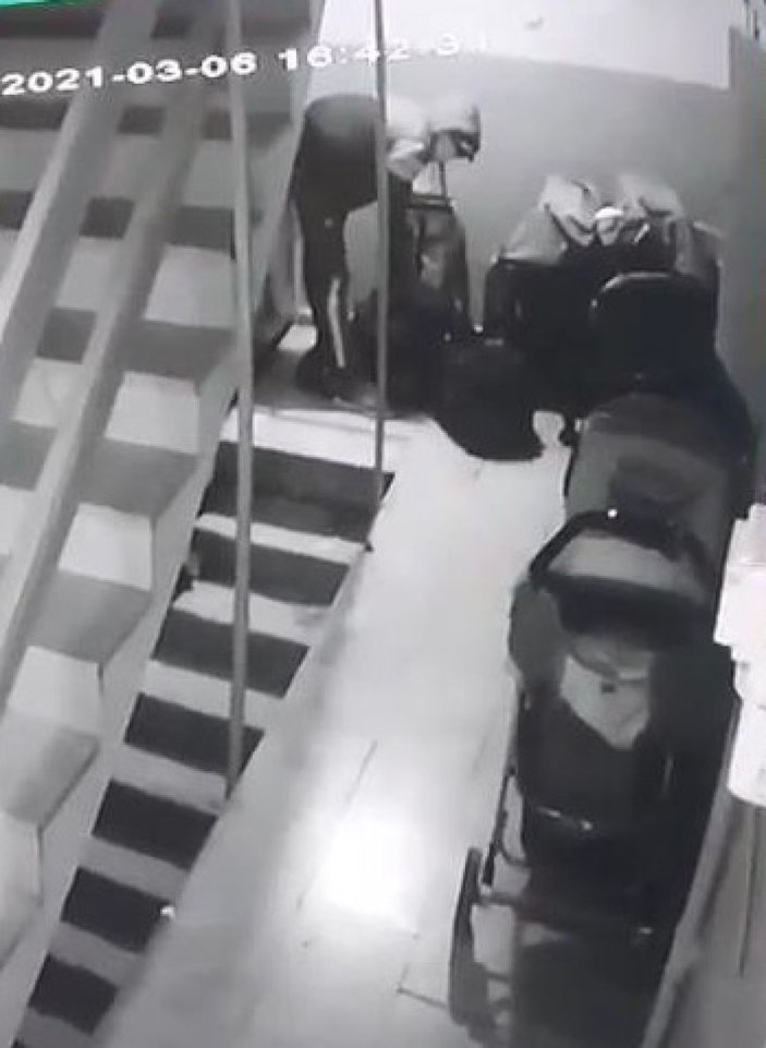 Hırsızlık için girdiği apartmanda daire sahibi tarafından yakalandı -4