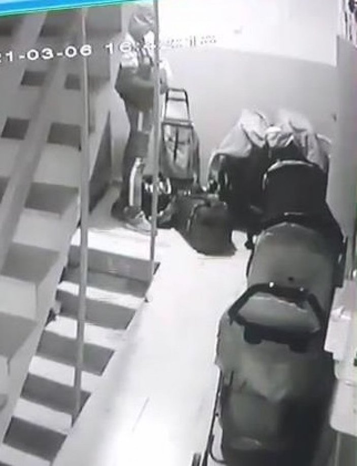 Hırsızlık için girdiği apartmanda daire sahibi tarafından yakalandı -3