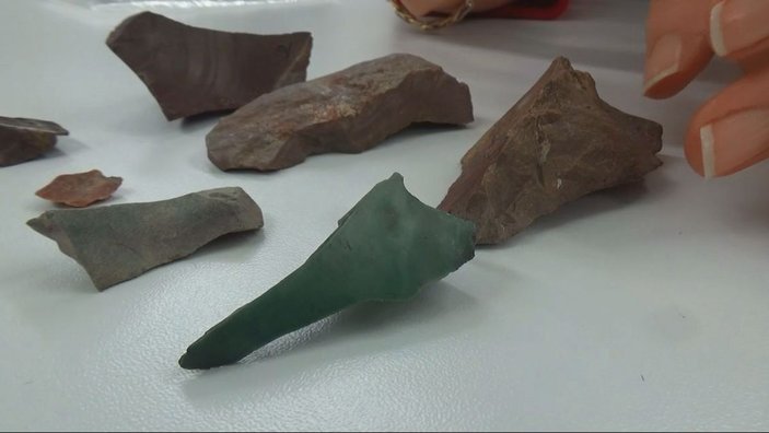 Trabzon’da M.Ö. 11 bin yılına ait ilk insanların kullandığı taş aletler bulundu -6