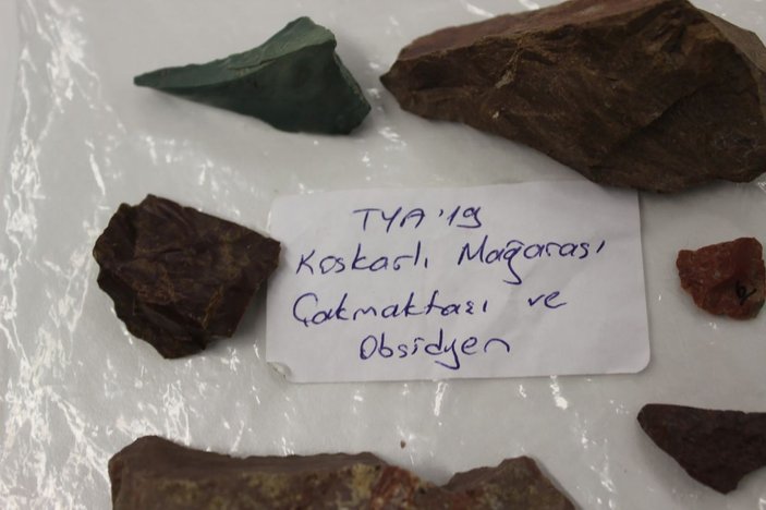 Trabzon’da M.Ö. 11 bin yılına ait ilk insanların kullandığı taş aletler bulundu -2