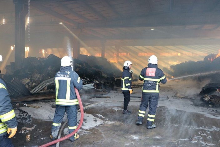 Niğde’de tekstil fabrikasında çıkan yangın söndürüldü -6