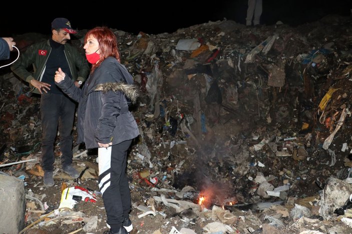 Ankara'da, çöplükte yanmış köpek ölüsü bulundu -3