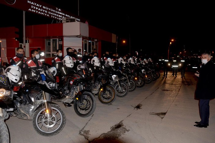 Hatay´da 284 polisle dron destekli asayiş ve trafik uygulaması -2