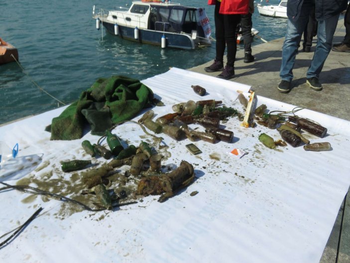 Gönüllü dalgıçlar Boğaz'da temizlik yaptı -9