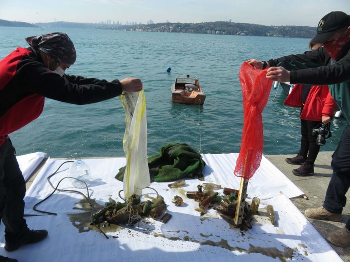 Gönüllü dalgıçlar Boğaz'da temizlik yaptı -8