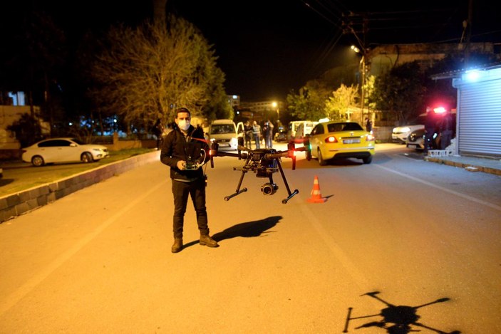 Hatay´da 284 polisle dron destekli asayiş ve trafik uygulaması -8