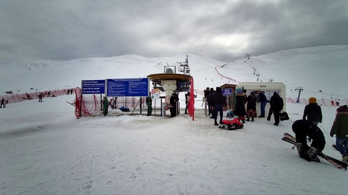 Türkiye'nin en uzun kayak pistine sahip Hesarek'i 20 bin kişi ziyaret etti  -2