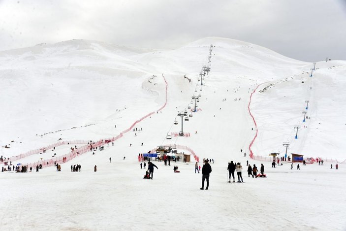 Türkiye'nin en uzun kayak pistine sahip Hesarek'i 20 bin kişi ziyaret etti  -7