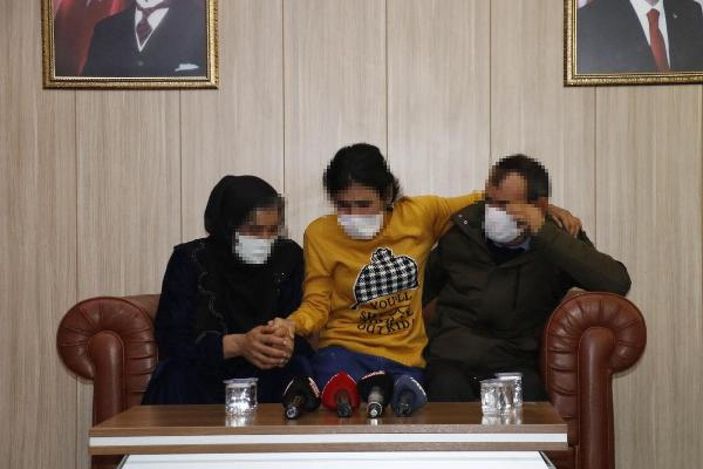 İkna yoluyla teslim olan 2 PKK'lı, ailesiyle buluştu -8