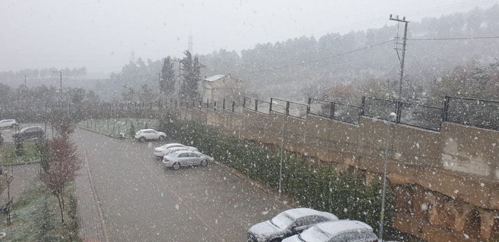 Kocaeli'de sabah saatlerinde kar yağışı etkili oldu -10