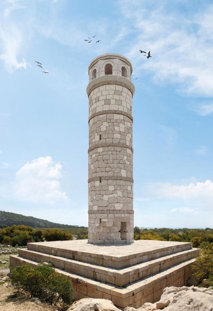 Antalya'da 2 bin yıllık Patara Deniz Feneri yeniden inşa ediliyor